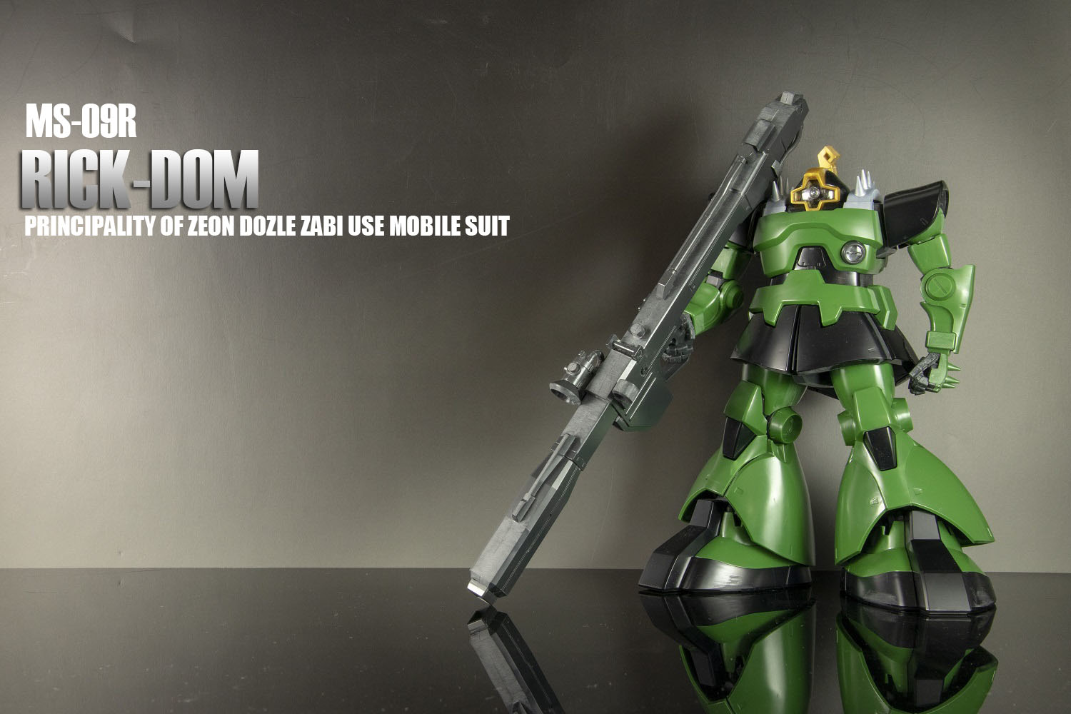 MG ドズル・ザビ専用リック・ドム 【素組編】 – MASTER GRADE CLUB