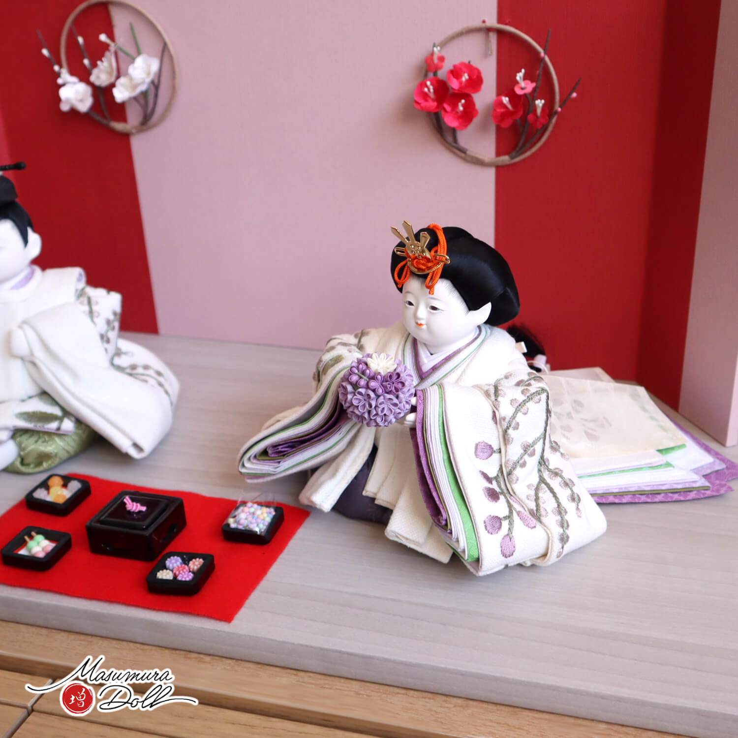 限定一点物】石川久敏 作 おぼこ雛 ほうこ 英国王室御用達 Sanderson