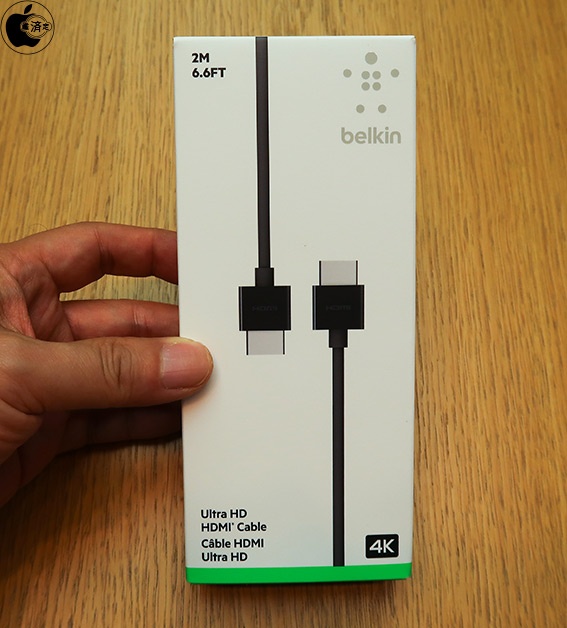 Apple Store、Belkinの4K HDMIケーブル「Belkin UltraHD HDMI Cable