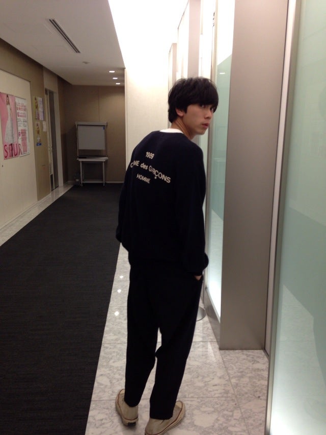 このギャルソンのニットは宝物です。ヴィンテージでゲットしたんです