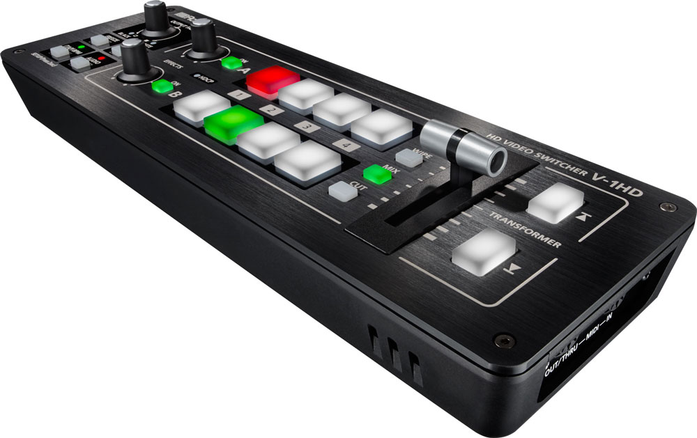 Roland ビデオスイッチャー V-1HD(HDMIケーブル4本付セット)【福山楽器