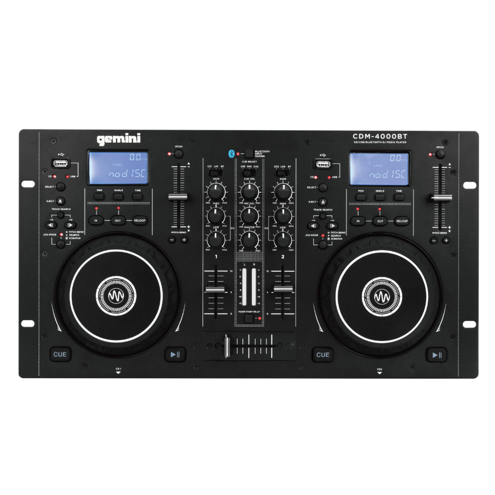 gemini CDJプレイヤー CDM-4000BT (Bluetooth受信機能付き)接続
