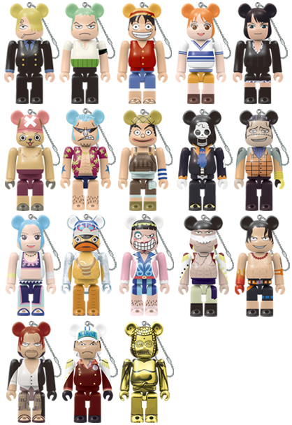 MEDICOM TOY - ワンピース20th BE@RBRICK（A／B／C-TYPE）
