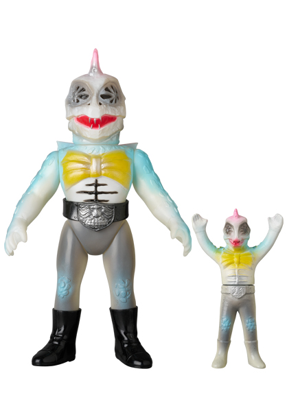 MEDICOM TOY - ピラザウルス（新色蓄光）+ミニソフビ