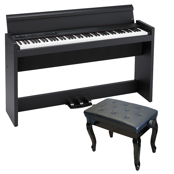 組み立て簡単『KORG LP-380 デジタルピアノ』ブラック本日入荷！自宅に