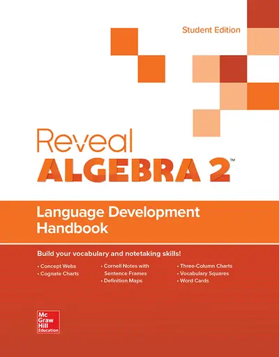 Reveal Algebra 2, Language Development Handbook, Student Edition