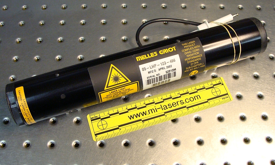 Melles Griot 05-LHP-123-496 HeNe Head – Meredith Instruments