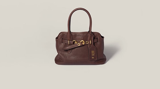 Oak Aventure Nappa Leather Bag | Miu Miu