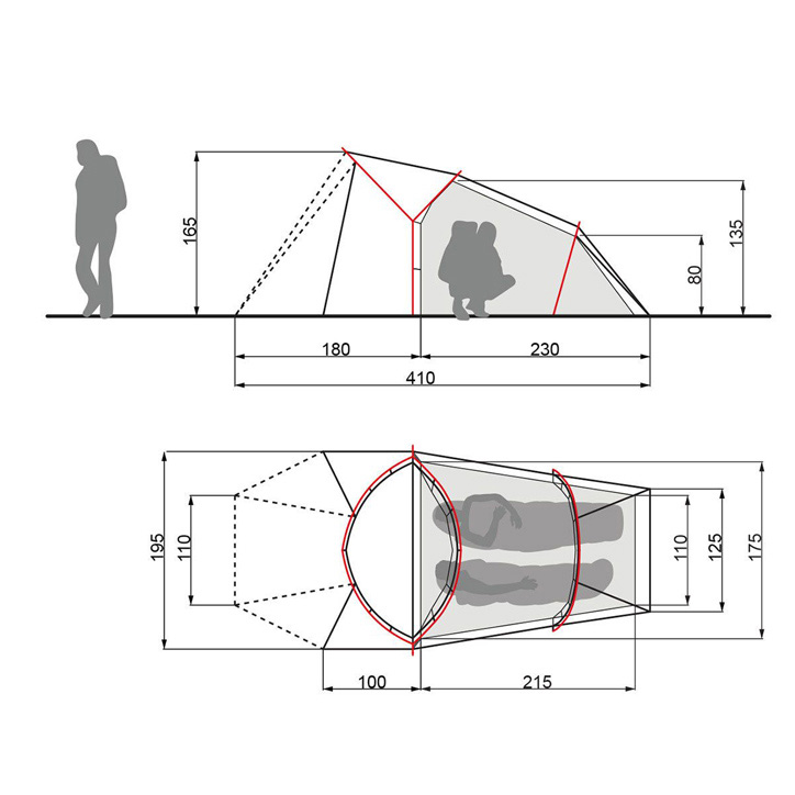 Chapel SUL XT 2P [15897] @ VAUDE ファウデ | ミヤコ・スポーツ株式会社
