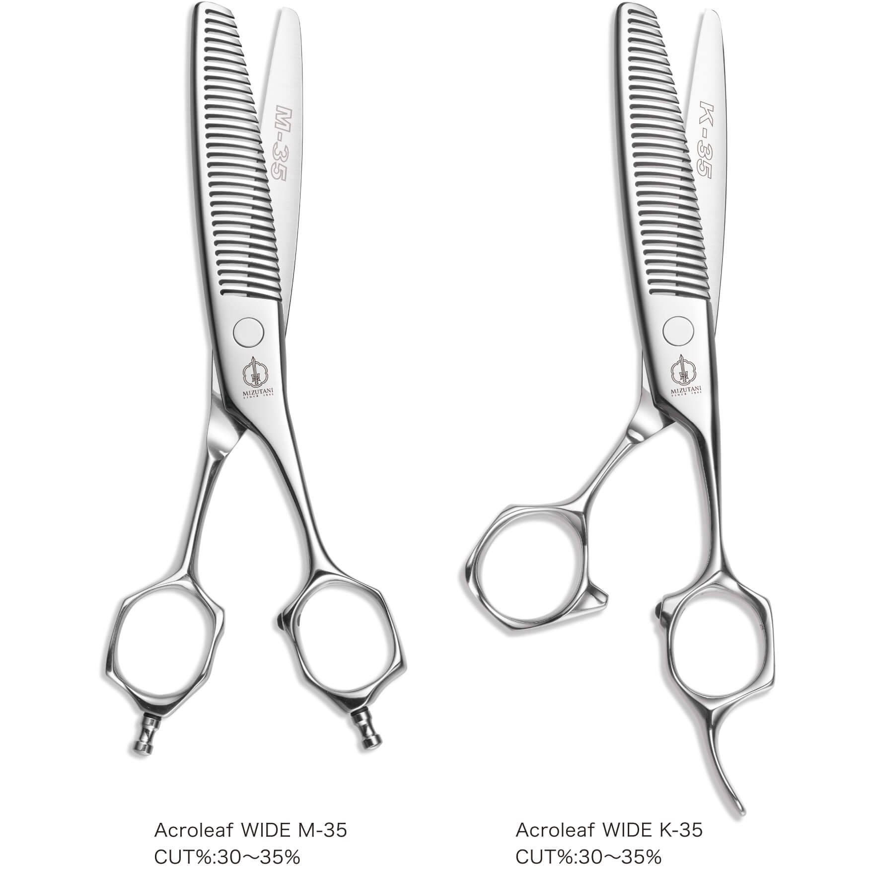Acroleaf Wide ( Thinning Shear ) – Mizutani Scissors