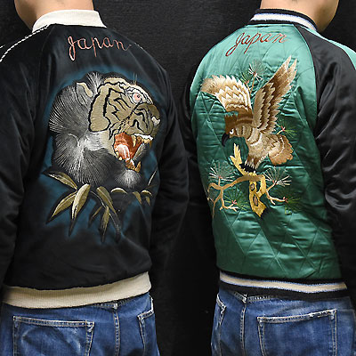 東洋スカジャン・港商SPECIAL EDITION「TIGER HEAD×EAGLE」別珍スカ