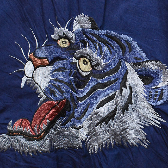 テーラー東洋スカジャン・港商SPECIAL EDITION「INDIGO TIGER