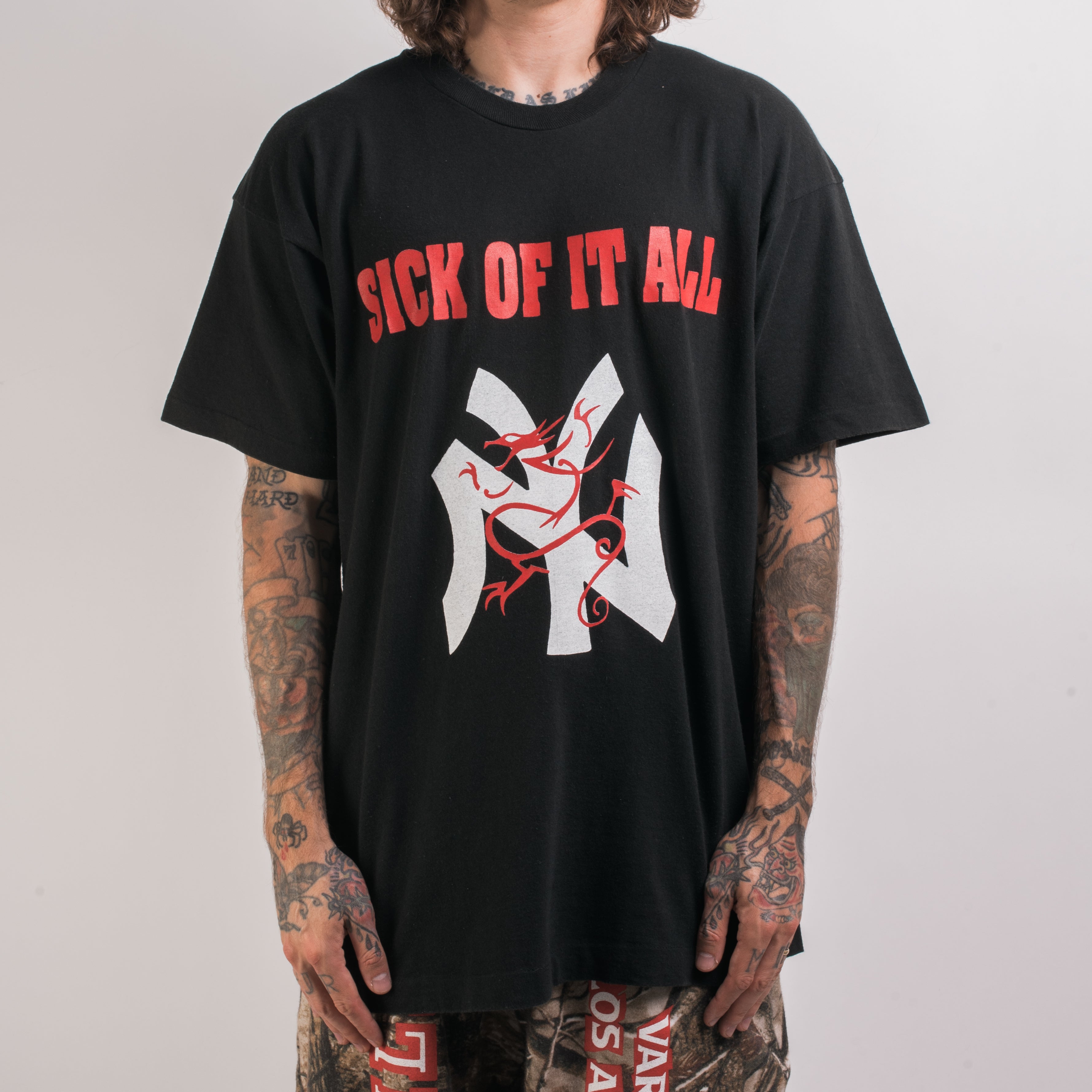 Vintage 90's Sick Of It All Tour T-Shirt – Mills Vintage USA