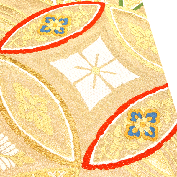 オンラインカタログ]志都香 西陣織 振袖用袋帯 金 成人式 正絹 七宝