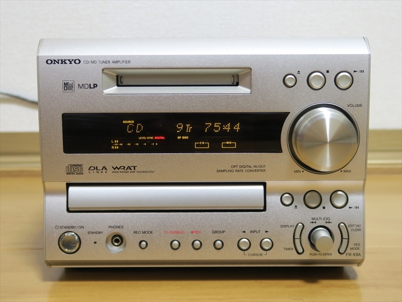 通電OK】ONKYO FR-X9A CD/MDコンポ スピーカー D-SX9A Amazon.co.jp