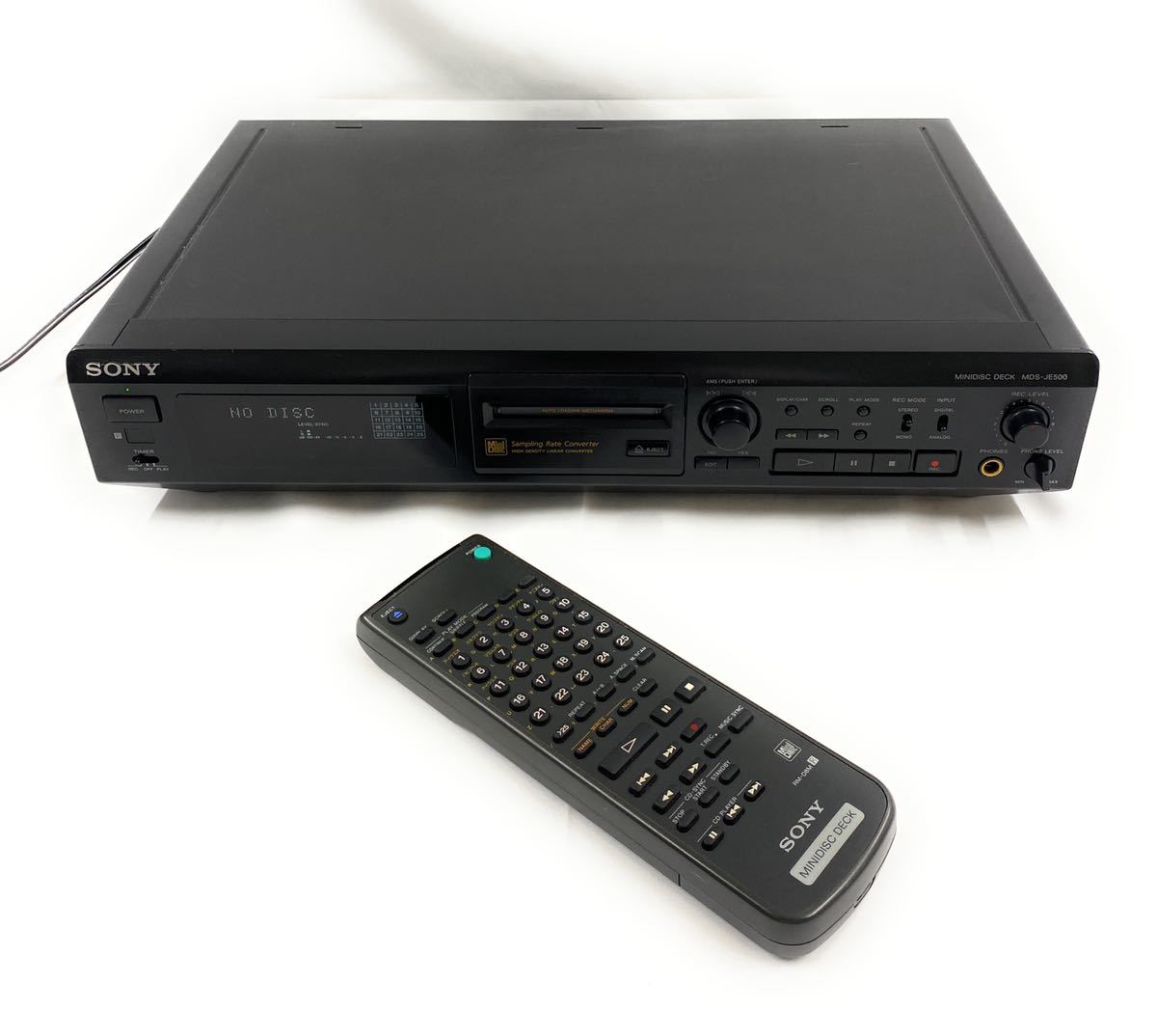 Sony MDS-JE500/MDS-S37 [MiniDisc Wiki]