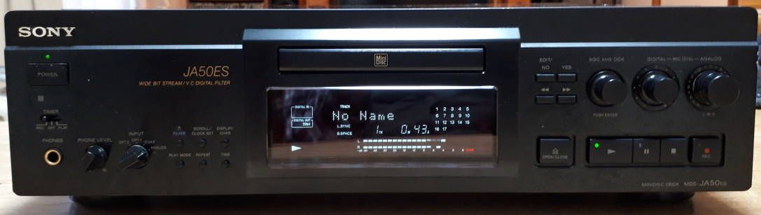 Sony MDS-JA50ES [MiniDisc Wiki]