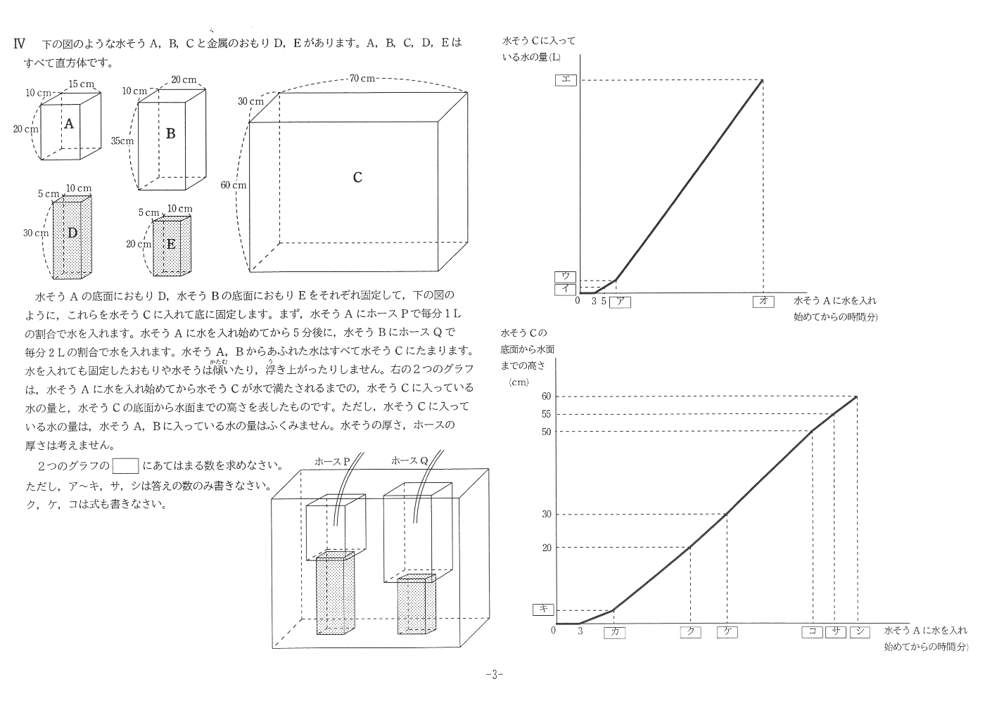 2024年桜蔭中学入試算数問題Ⅳ – MIPO