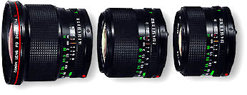 Canon 24mm - Three Different Lens Speeds
