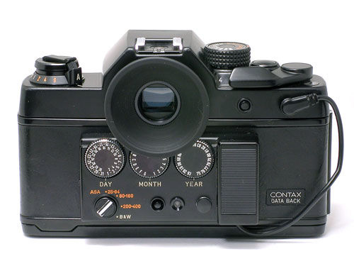 Data Back of CONTAX RTS