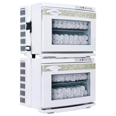 業務用おしぼり温冷庫 MOCA モカ CHC-34F 2段重ね仕様 - 店舗用品の