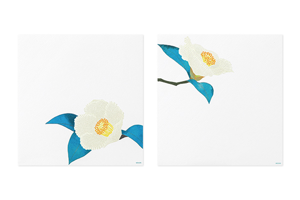 便箋｜紙シリーズ｜便箋 シルク 夏椿柄(87139006)｜ミドリオンラインストア