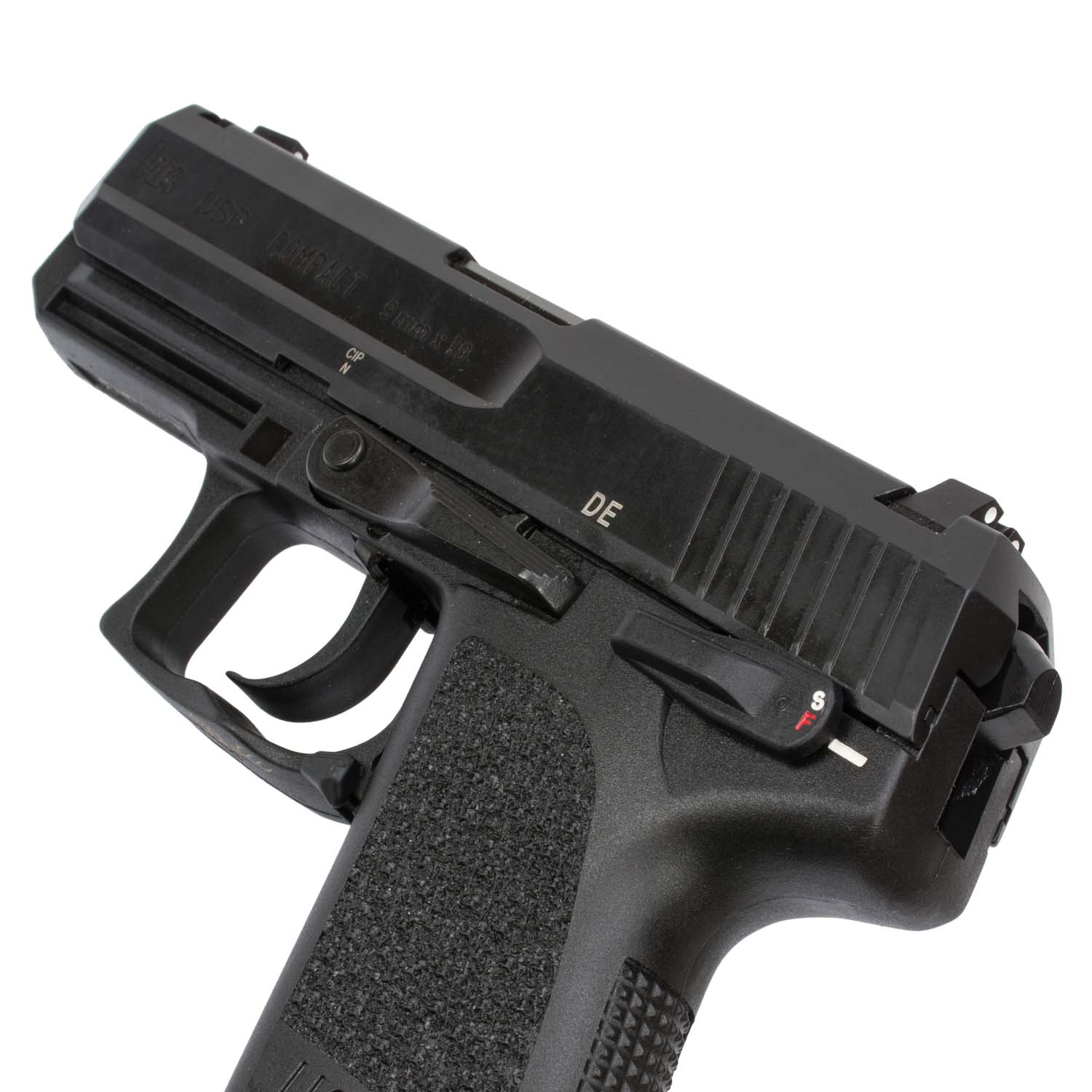 Heckler & Koch USP9 Compact (V1) DA/SA, Two 13rd Magazines: MGW