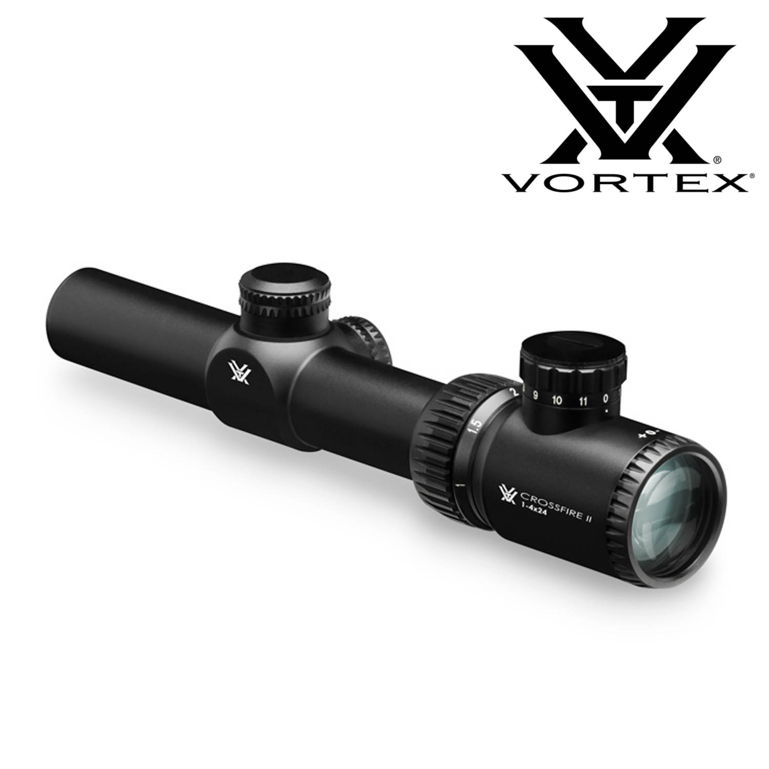 Vortex Crossfire II AR 1-4x24 Riflescope, V-Brite Illuminated