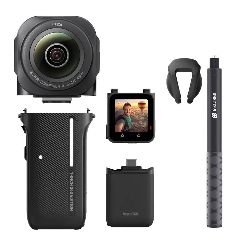 Insta360 ONE RS 1-Inch 360 Edition 360°カメラ 自撮り棒(115cm)付