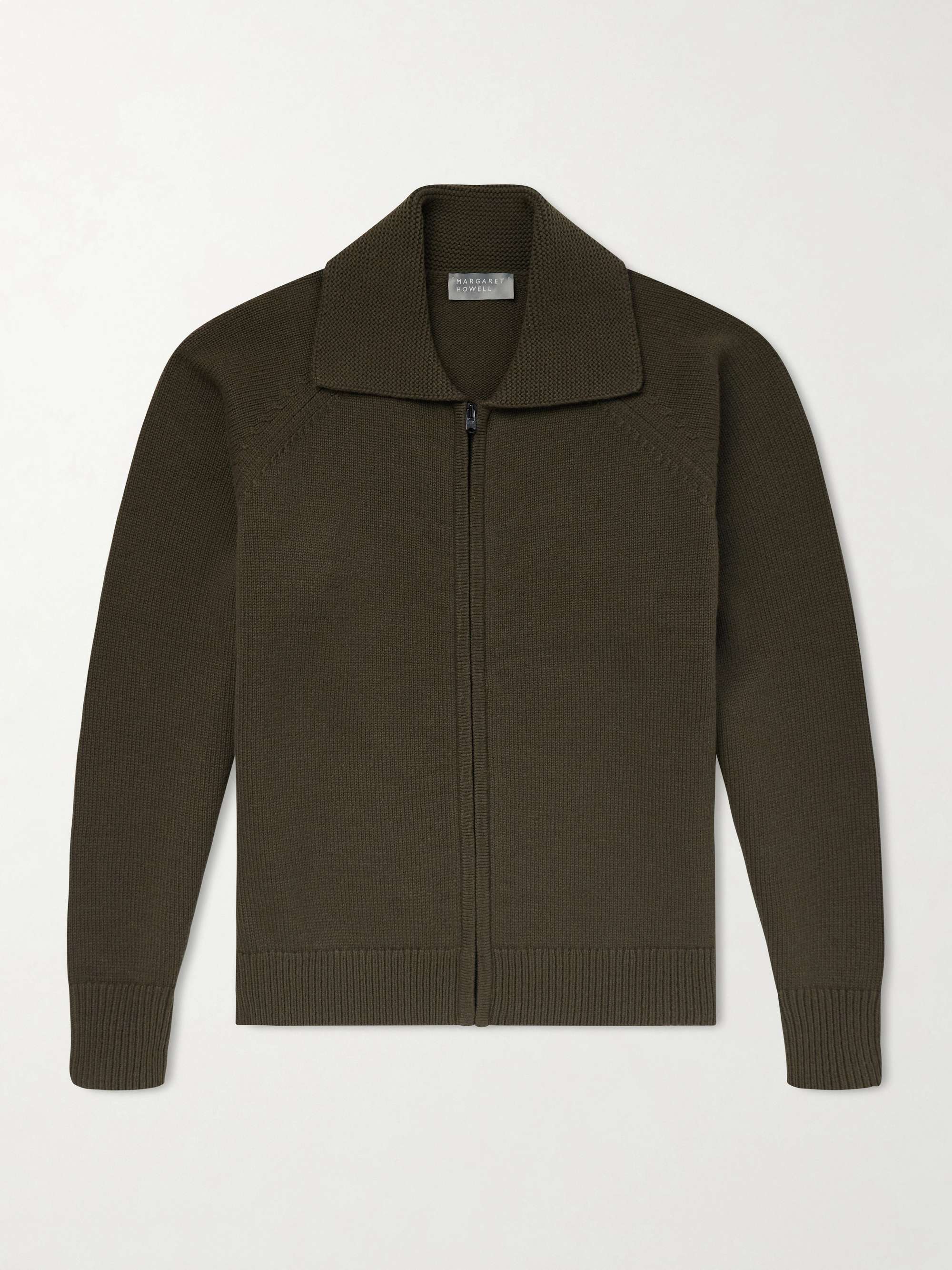 MARGARET HOWELL Merino Wool Zip-Up Cardigan for Men | MR PORTER
