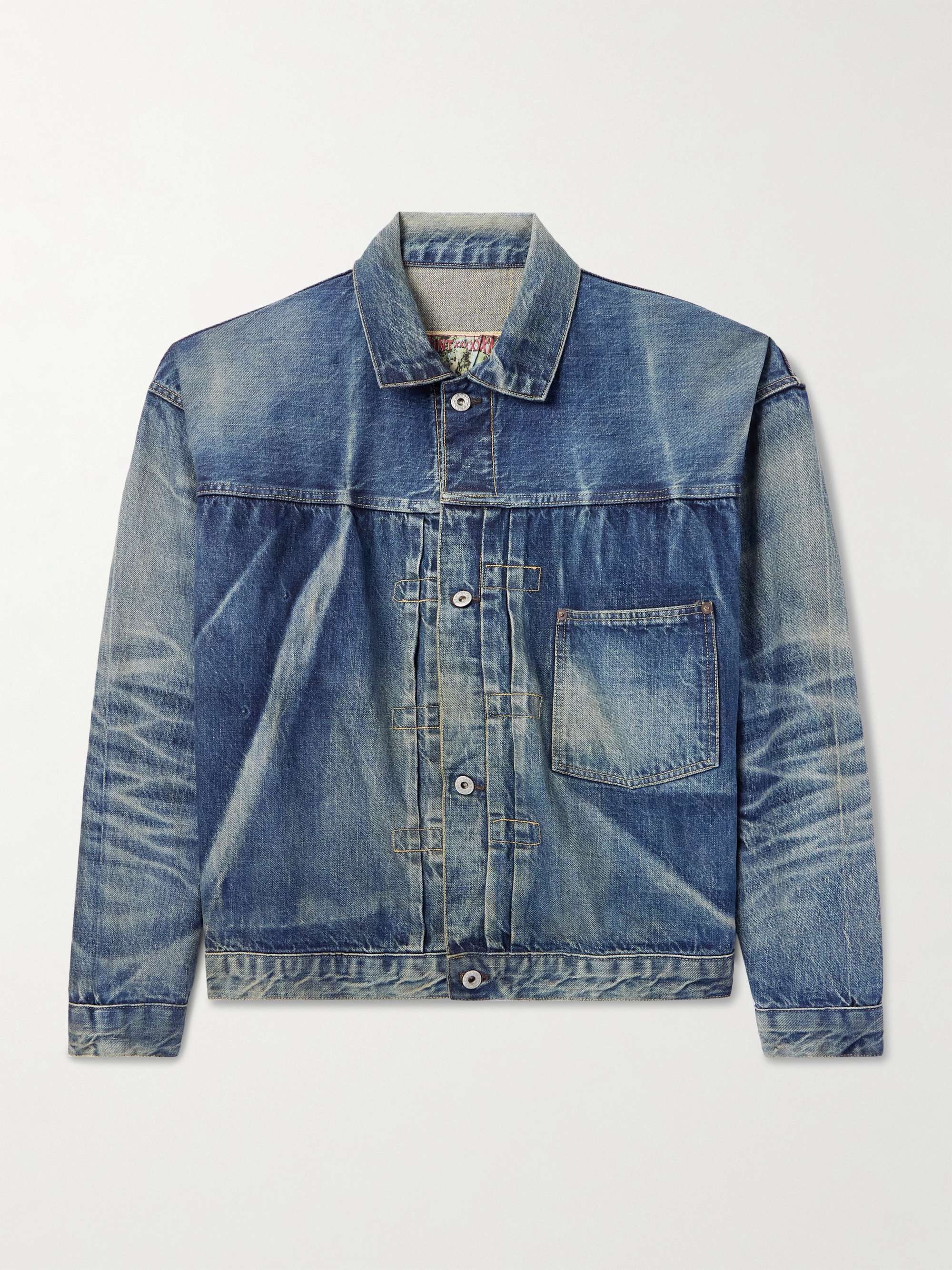 SAINT MXXXXXX + BerBerJin Denim Jacket for Men | MR PORTER