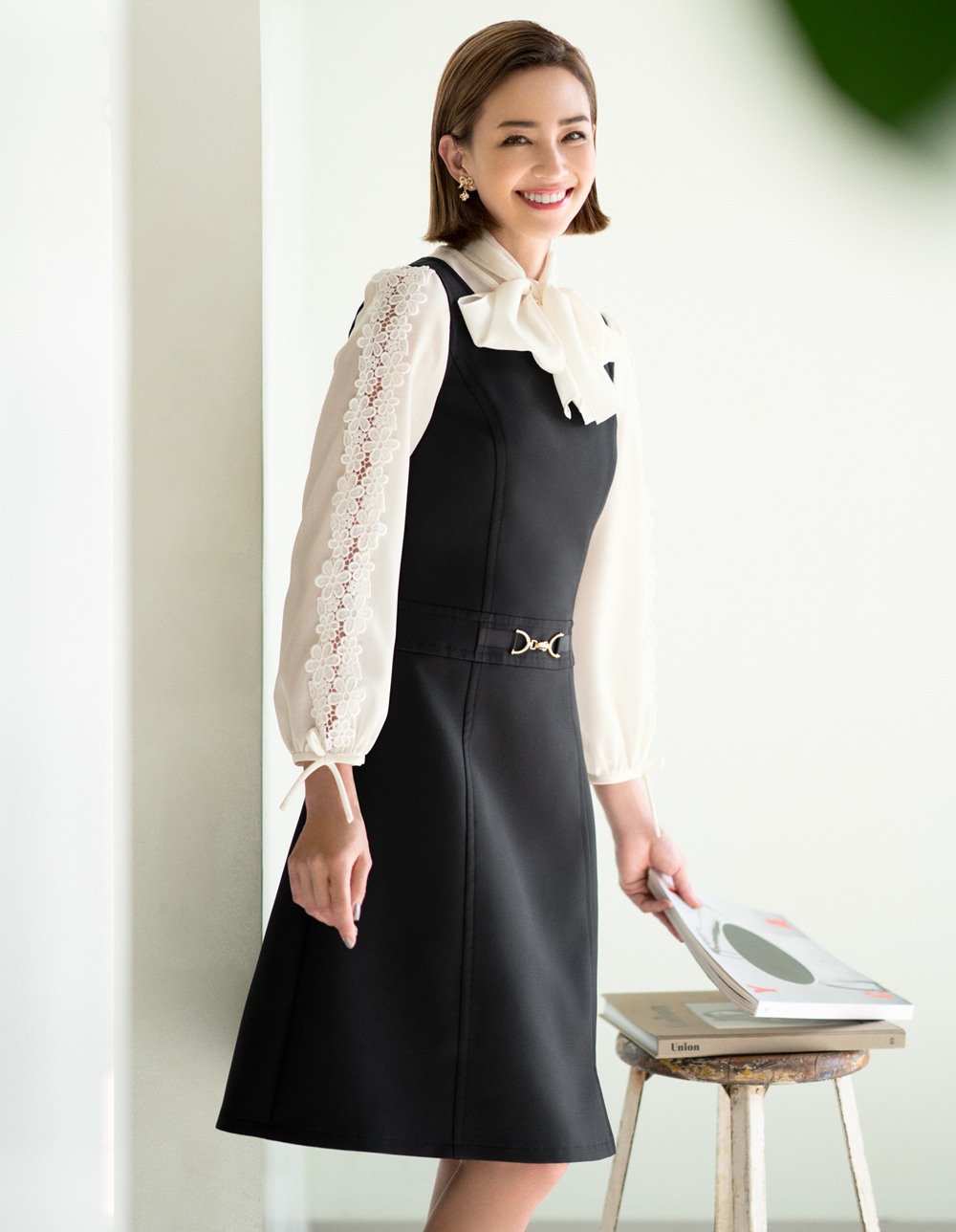 ビット付きジャンパースカート | msgracy