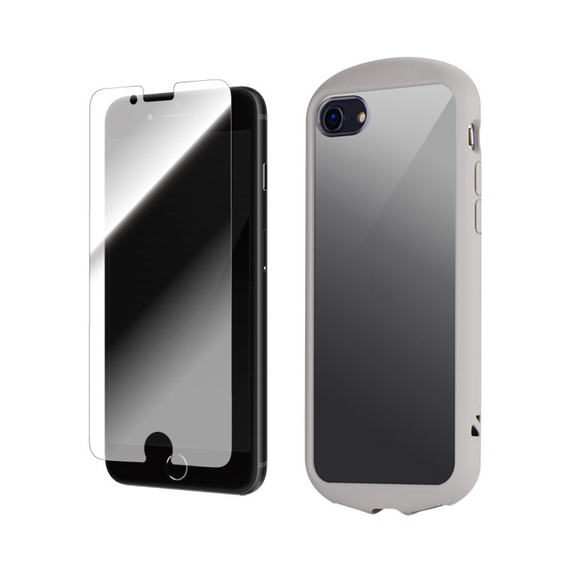 iPhone SE (第3世代)/SE (第2世代)/8 GLASS＆ケースセット「Cleary