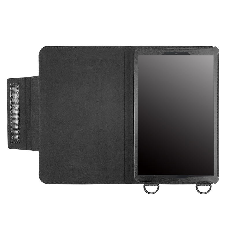 受注生産専用】Lenovo Tab M8 (4th Gen) 合成皮革ケース ブラック