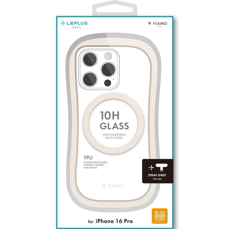 iPhone 16 Pro 高速充電対応・耐傷・耐衝撃ハイブリッドケース 「ViAMO