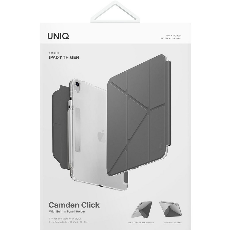 iPad 11inch (A16)/iPad 10.9inch (第10世代) CAMDEN CLICK RHINO GREY