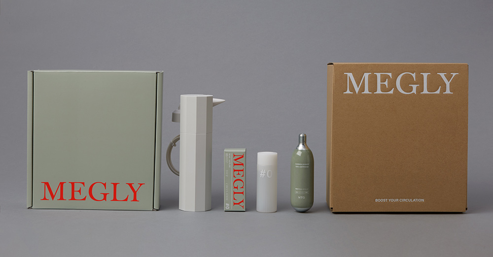 MEGLY』ブランドの新プロダクト、ウルトラ炭酸ミストデバイス「MEGLY