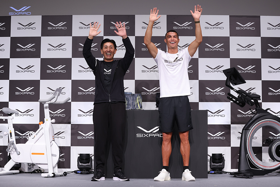 SIXPAD 新商品発売記念 クリスティアーノ・ロナウド選手来日イベント