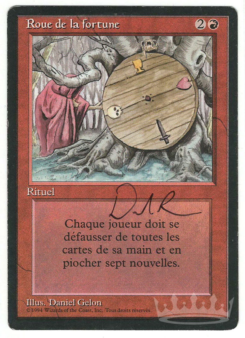Wheel of Fortune (FBB French, signed) – MTGKingpin