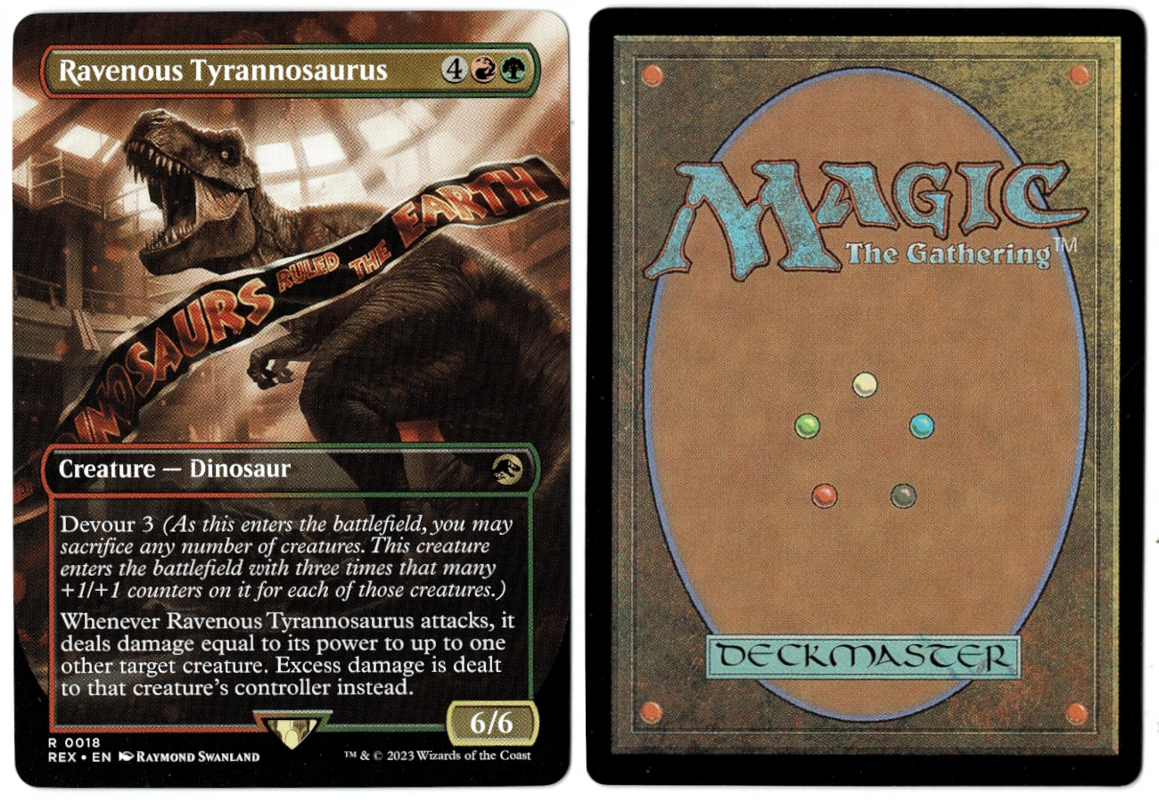 Ravenous Tyrannosaurus Magic the Gathering Proxy