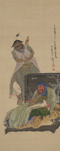 張月樵筆関羽図｜名古屋市博物館