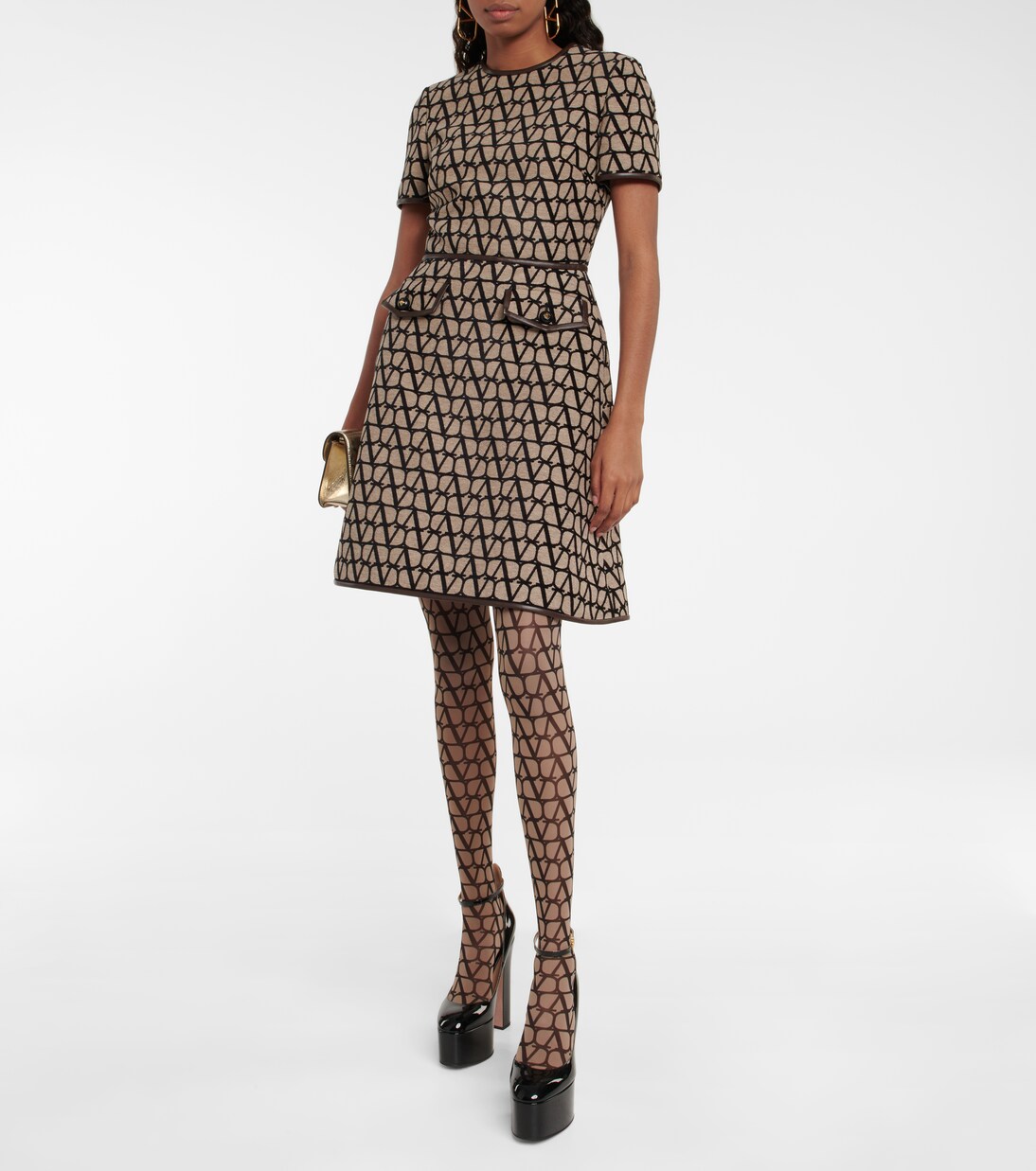 Toile Iconographe tights in multicoloured - Valentino | Mytheresa