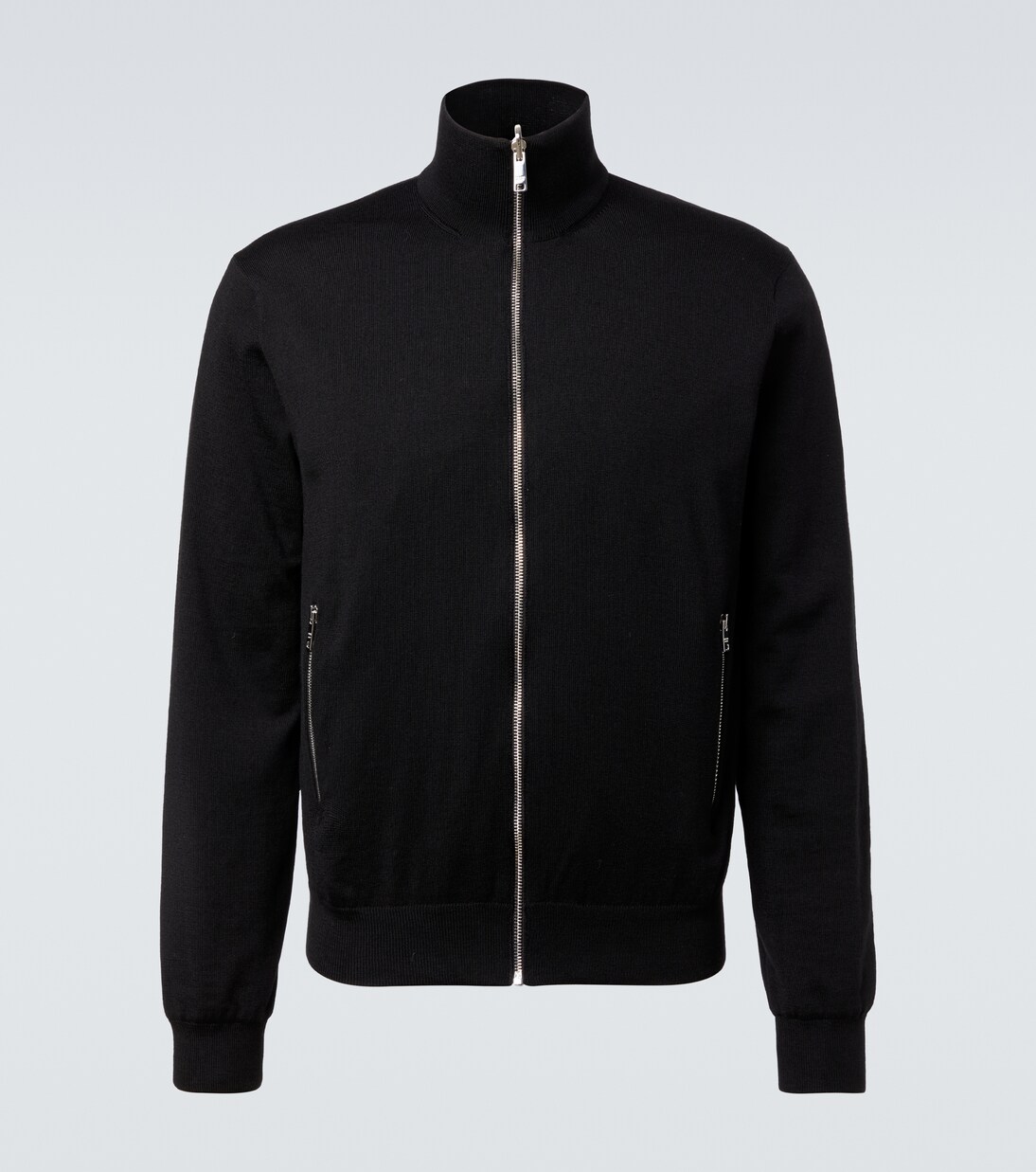 Reversible virgin wool and Re-Nylon jacket in black - Prada