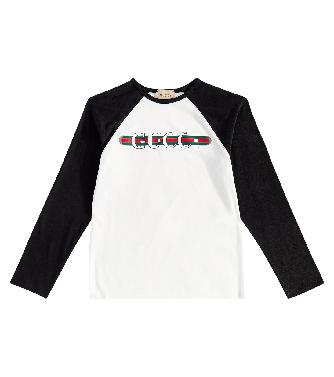 Printed cotton T-shirt in white - Gucci Kids | Mytheresa