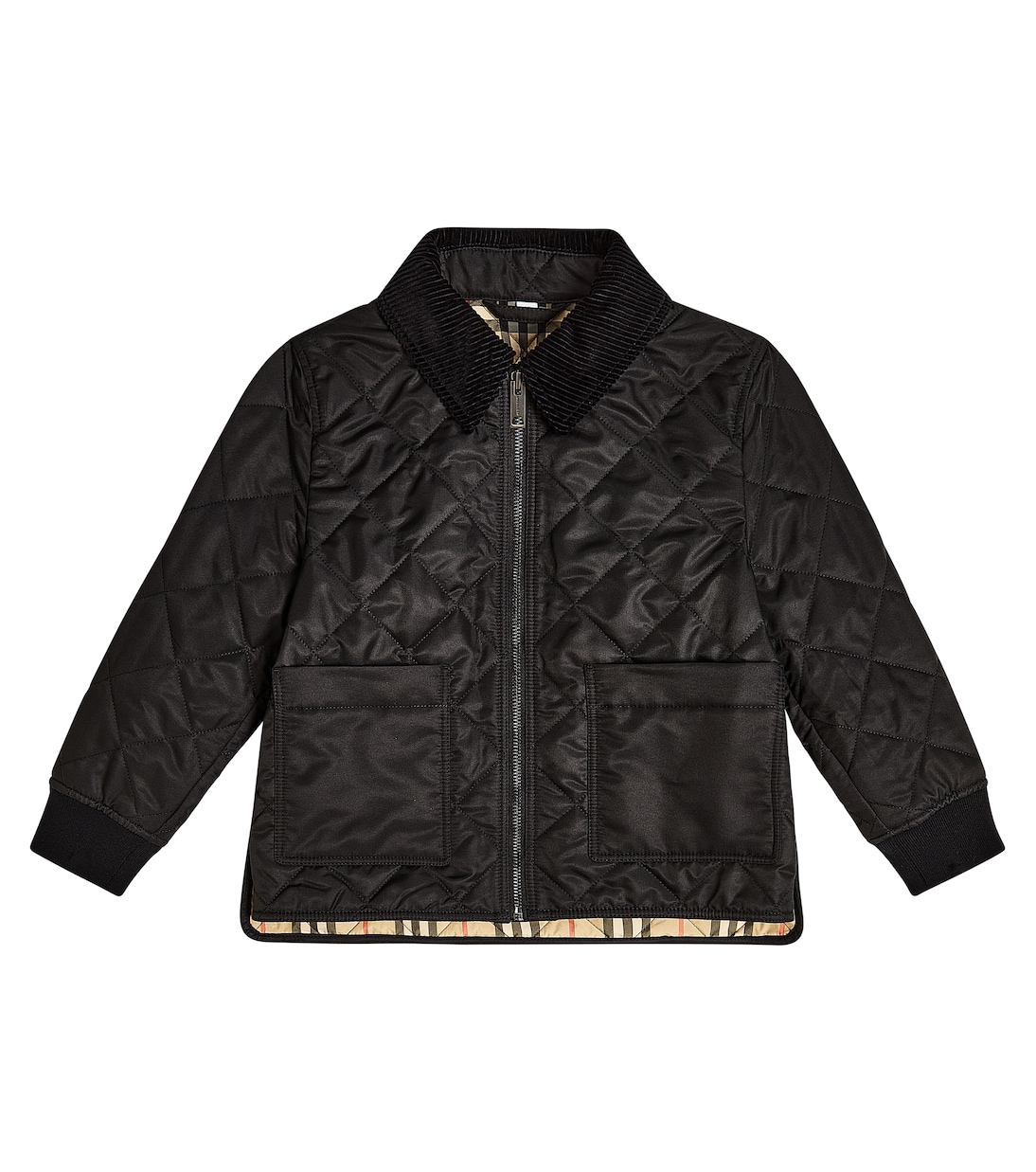 Quilted jacket in black - Burberry Kids | Mytheresa