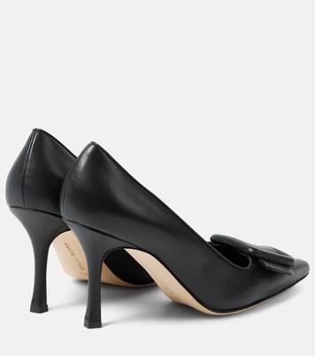 Maysale 70 leather pumps in black - Manolo Blahnik | Mytheresa