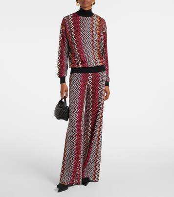 Zigzag turtleneck sweater in multicoloured - Missoni | Mytheresa