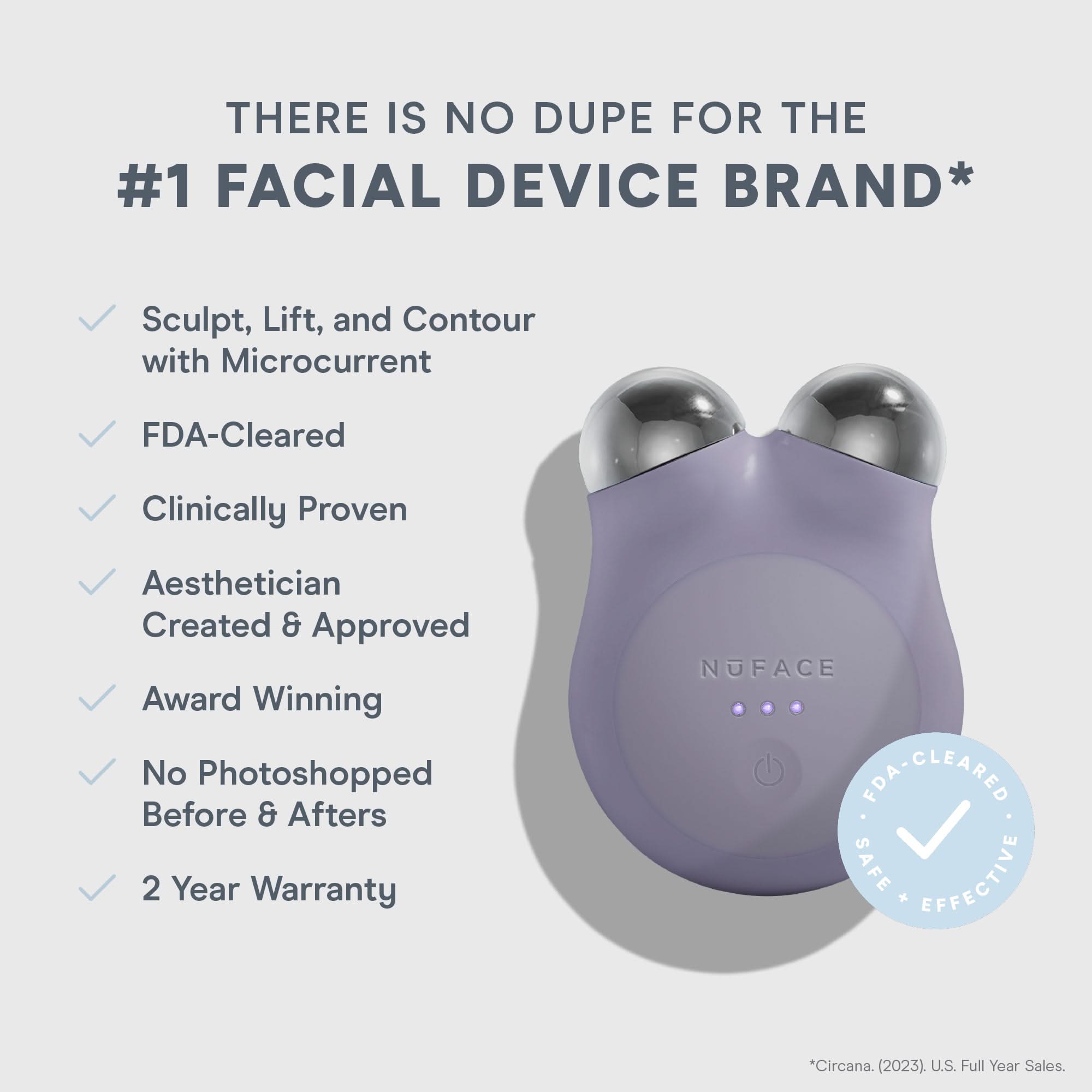 MINI+ Portable Microcurrent Facial Toning Kit | NuFACE