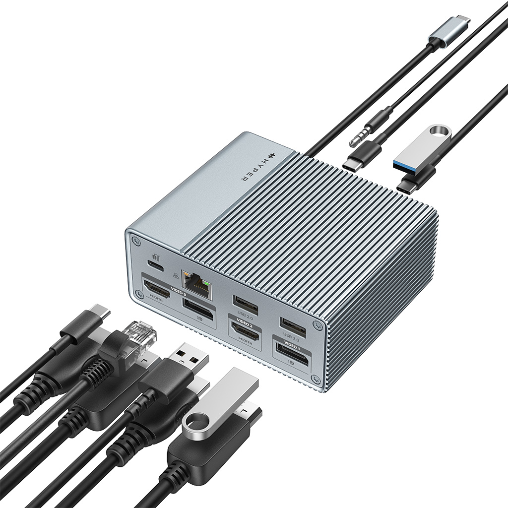 HyperDrive GEN2 12-in-1 USB-C ドッキングステーション