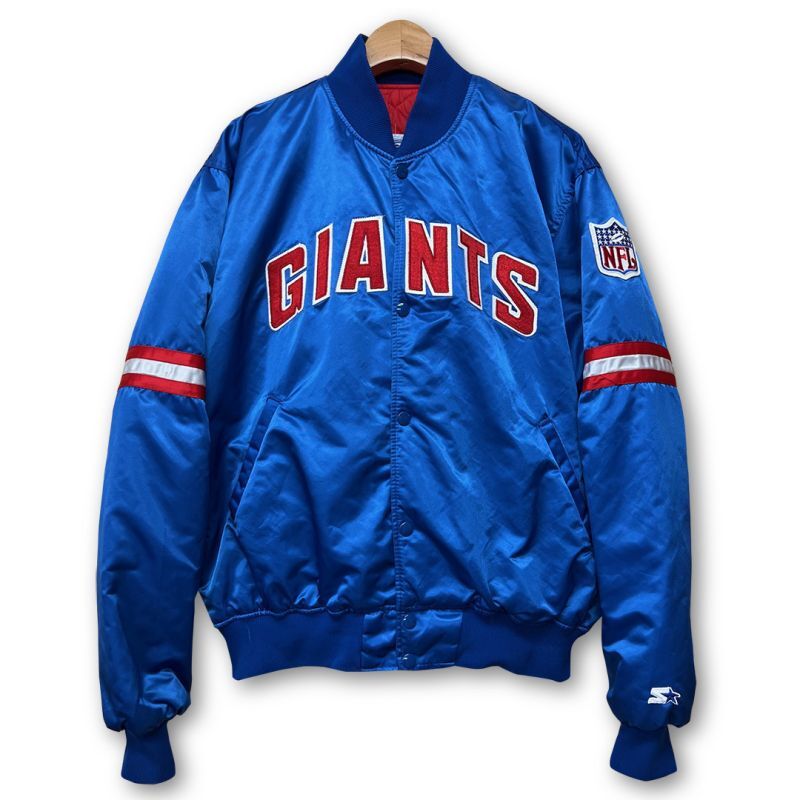 90's【USA製】ビンテージ【STARTER】【NFL】【GIANTS】青【中綿入り